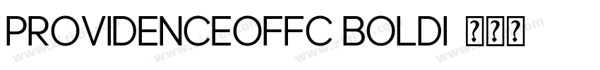 ProvidenceOffc BoldI字体转换